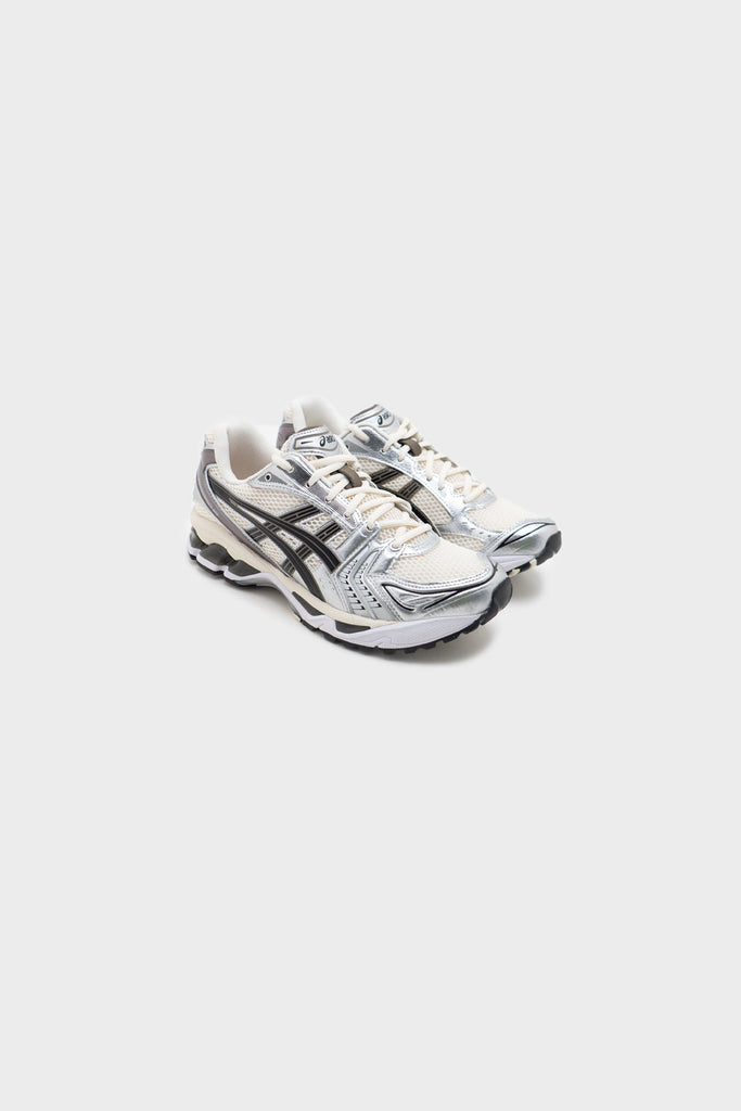 03 DOUBLE ASICS GEL KAYANO 14 CREAM BLACK